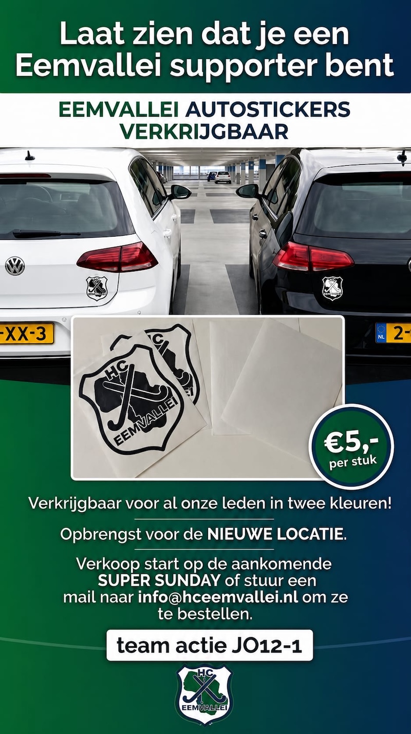 Autostickers HC Eemvallei